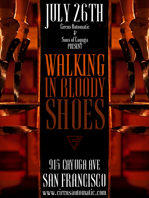Walking in Bloody Shoes poster by Ashes Monroe